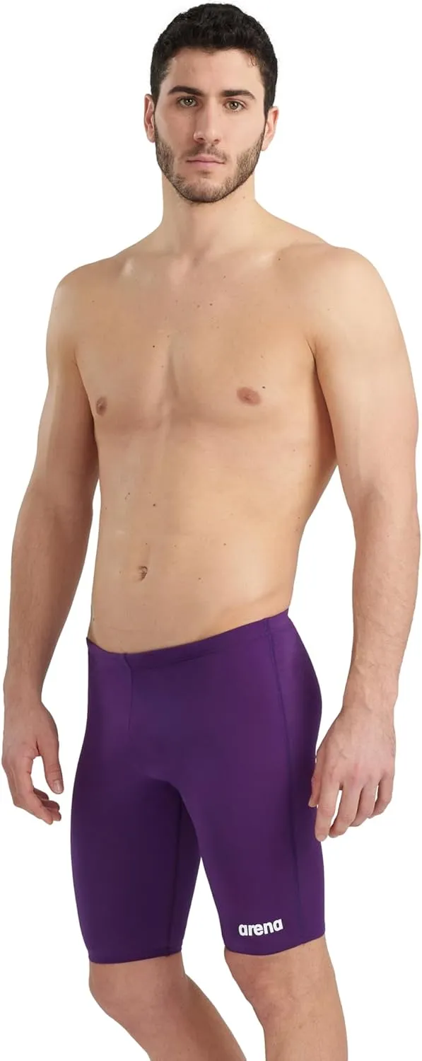 ARENA Men's Team Colors Solid Swim Jammer MaxLife Athletic Swimwear Pool Training Swimsuit Competitive Swimming Bathing Suit