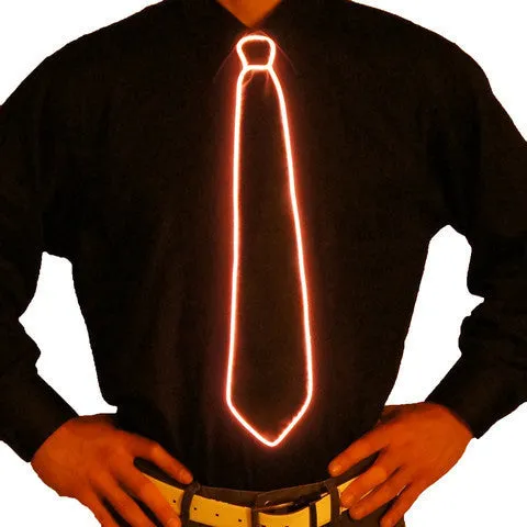 Black Light Up Tie