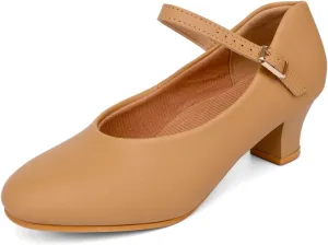 Character Shoes for Women Dance Shoes,Stylish Ankle Strap Heels for Ballroom,Salsa,Tango