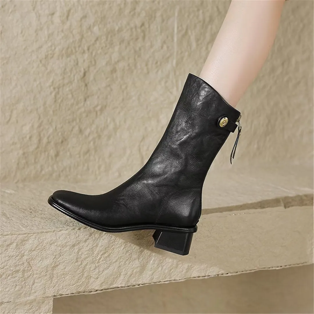 CrocMajestic Zippered Sheepskin Boots