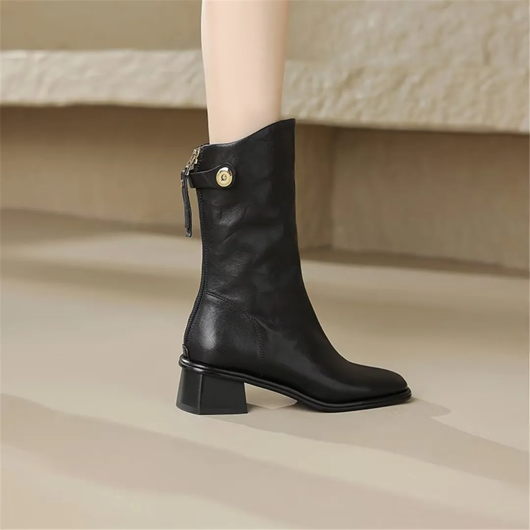 CrocMajestic Zippered Sheepskin Boots
