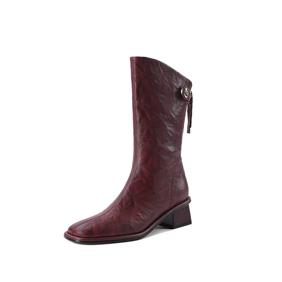 CrocMajestic Zippered Sheepskin Boots