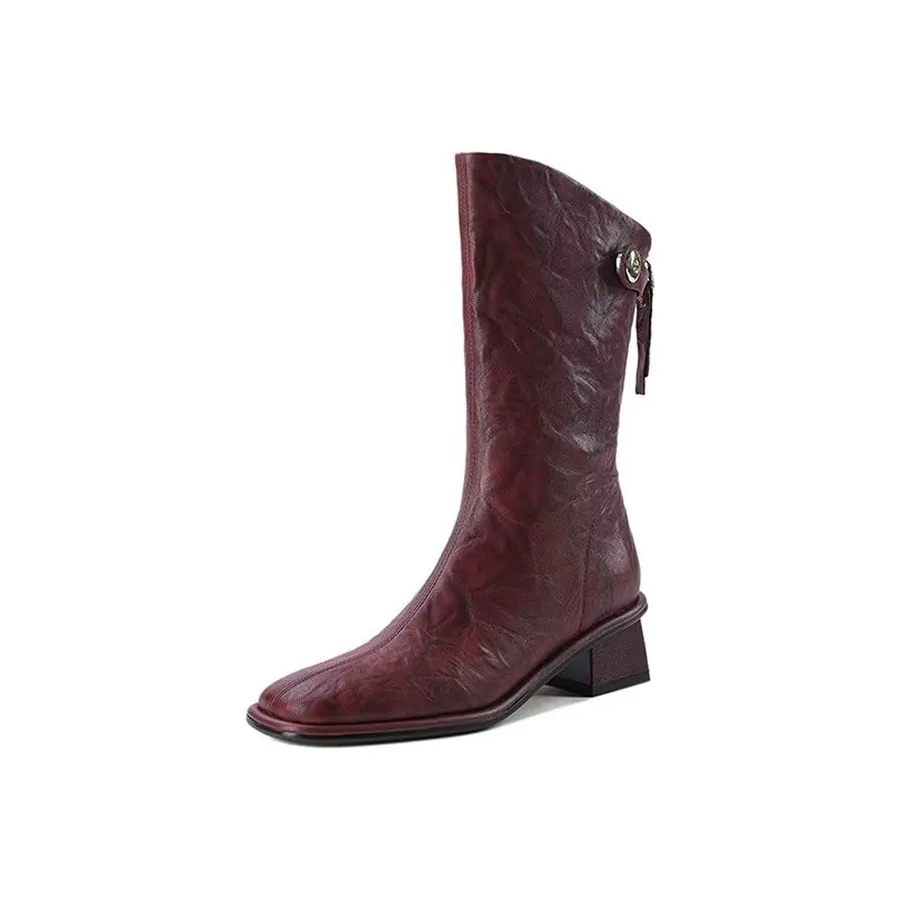 CrocMajestic Zippered Sheepskin Boots