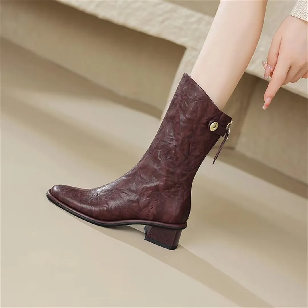 CrocMajestic Zippered Sheepskin Boots