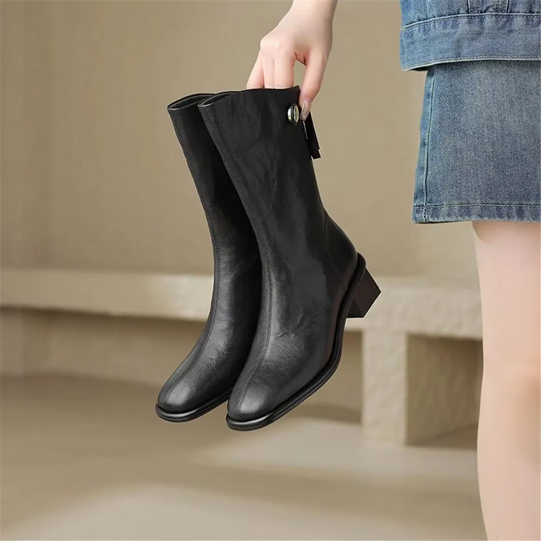 CrocMajestic Zippered Sheepskin Boots
