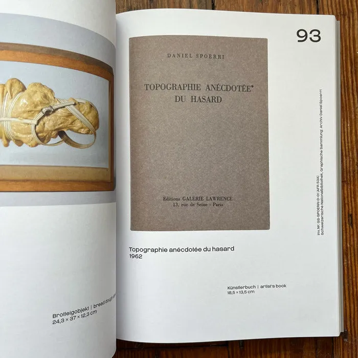 Daniel Spoerri art book (discounted)