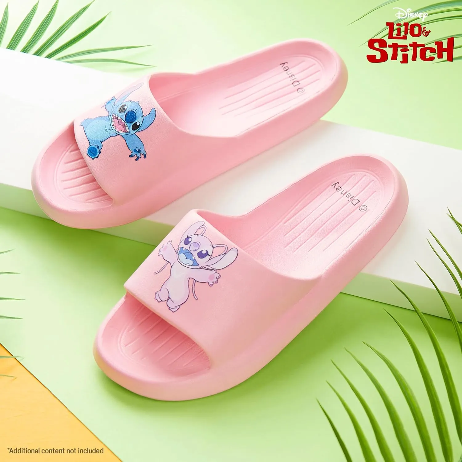 Disney Stitch Girls Sliders, Beach or Pool Shoes for Kids - Stitch Gifts
