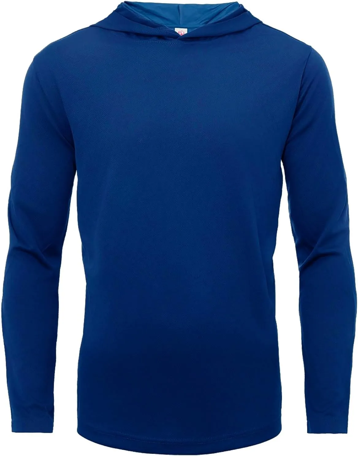 Facitisu Men Long Sleeve Tee Shirts with Hooded 5 Pack Athletic Pullover Dry Fit Sweatshirts Gym Hoodies