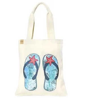 Flip Flop Tote Bag ECO148BL,ECO147TQ,ECO149PK