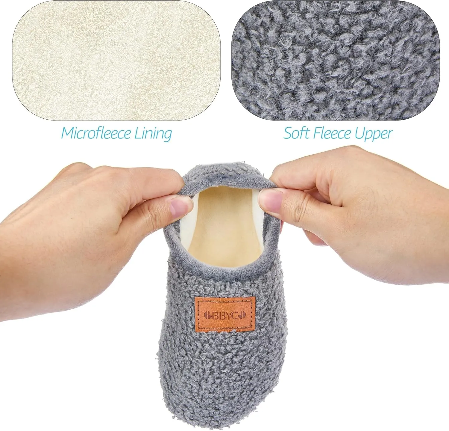 Kids House Slippers Toddler Home Shoes Cozy Lightweight Non-Slip Slippers Socks for Infant Little Boys Girls