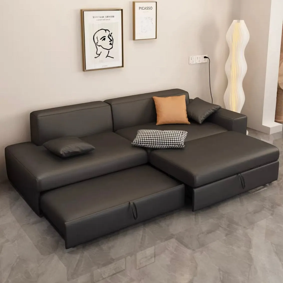 Leonard Scratch Resistant Sofa Bed