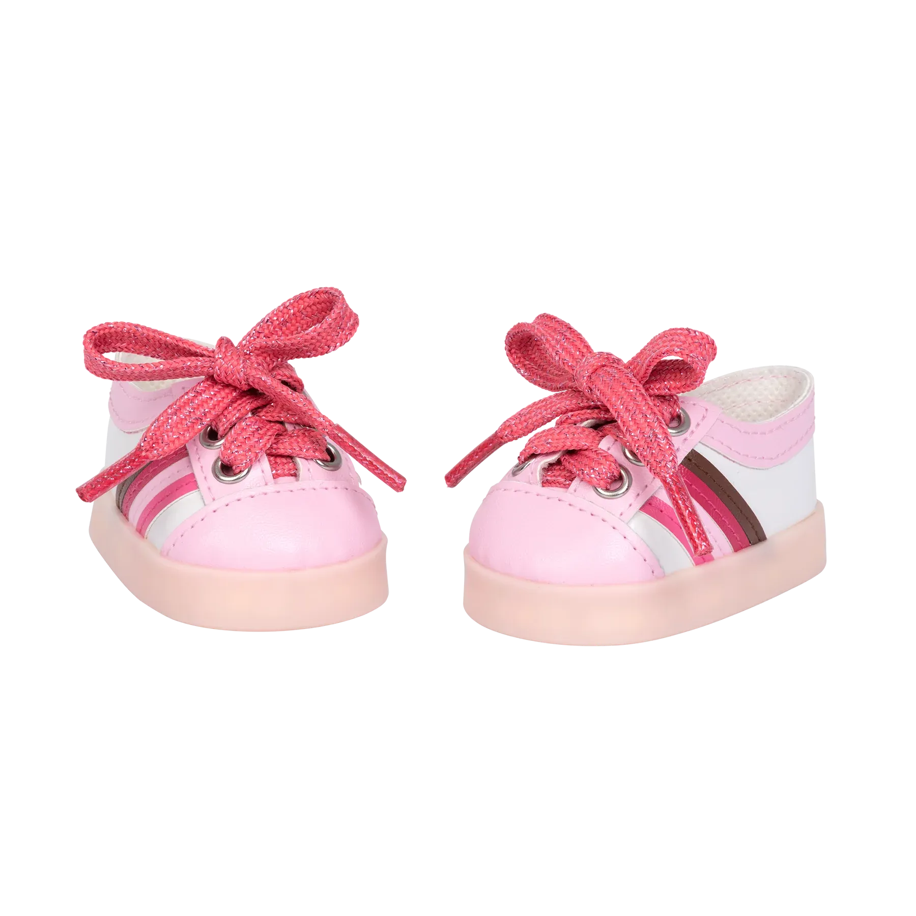 Our Generation Accessory - Light Up Pink & White Sneakers