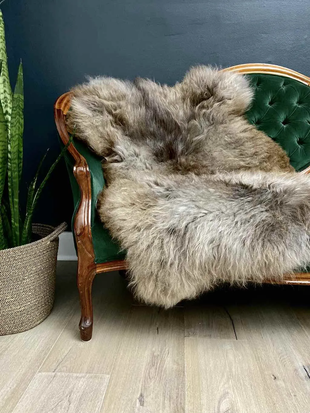 Plush Tan, Brown & Grey Mix Sheepskin