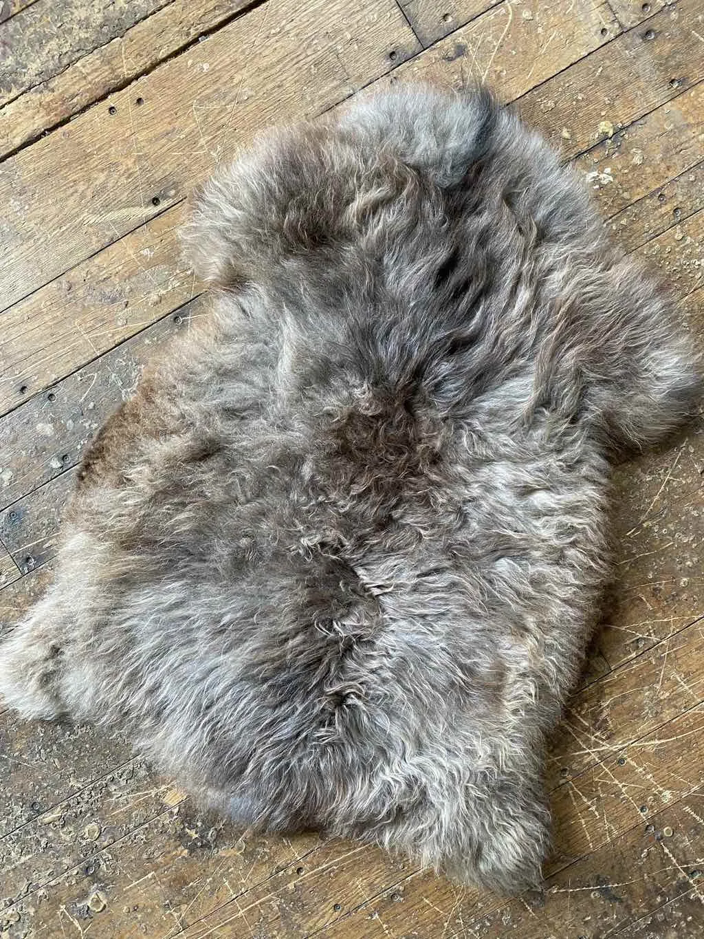 Plush Tan, Brown & Grey Mix Sheepskin