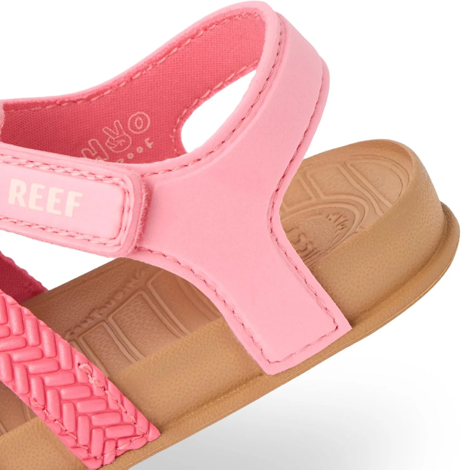 REEF Toddler/Little Kid Water Beachy Fisherman Sandal, Water Friendly, Adjustable Velcro Strap, Closed Toe