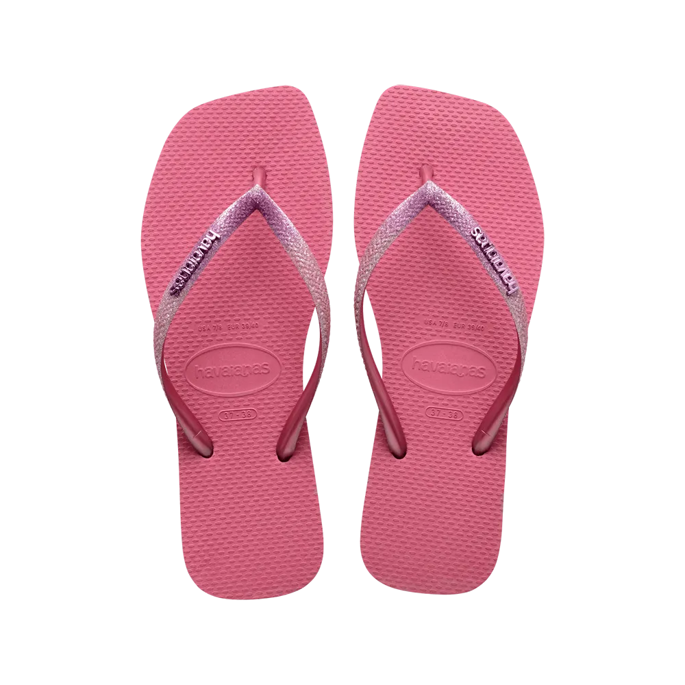 Slim Square Glitter Flip Flop