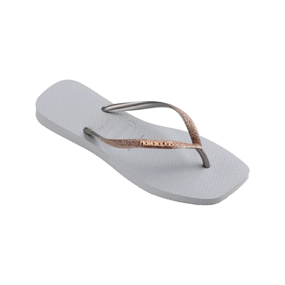 Slim Square Glitter Flip Flop