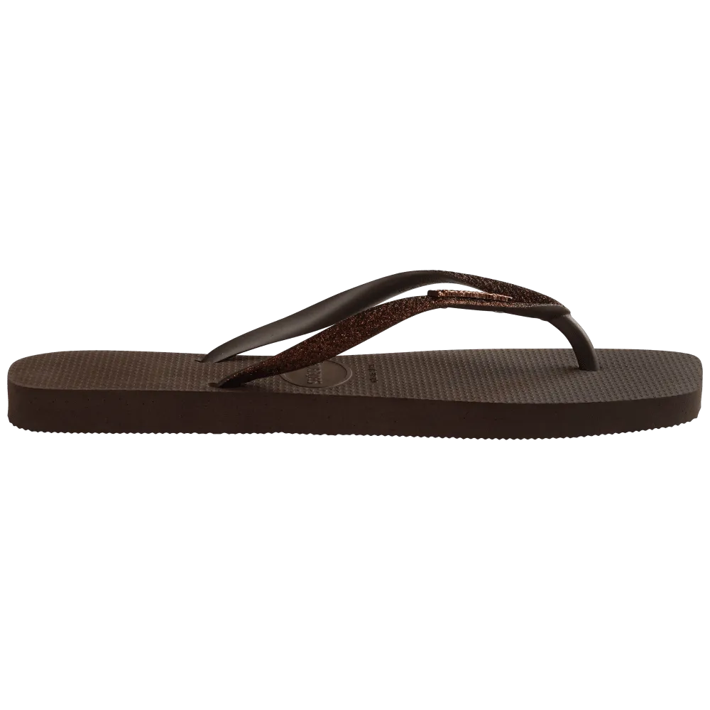 Slim Square Glitter Flip Flop