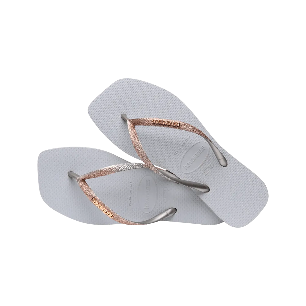 Slim Square Glitter Flip Flop