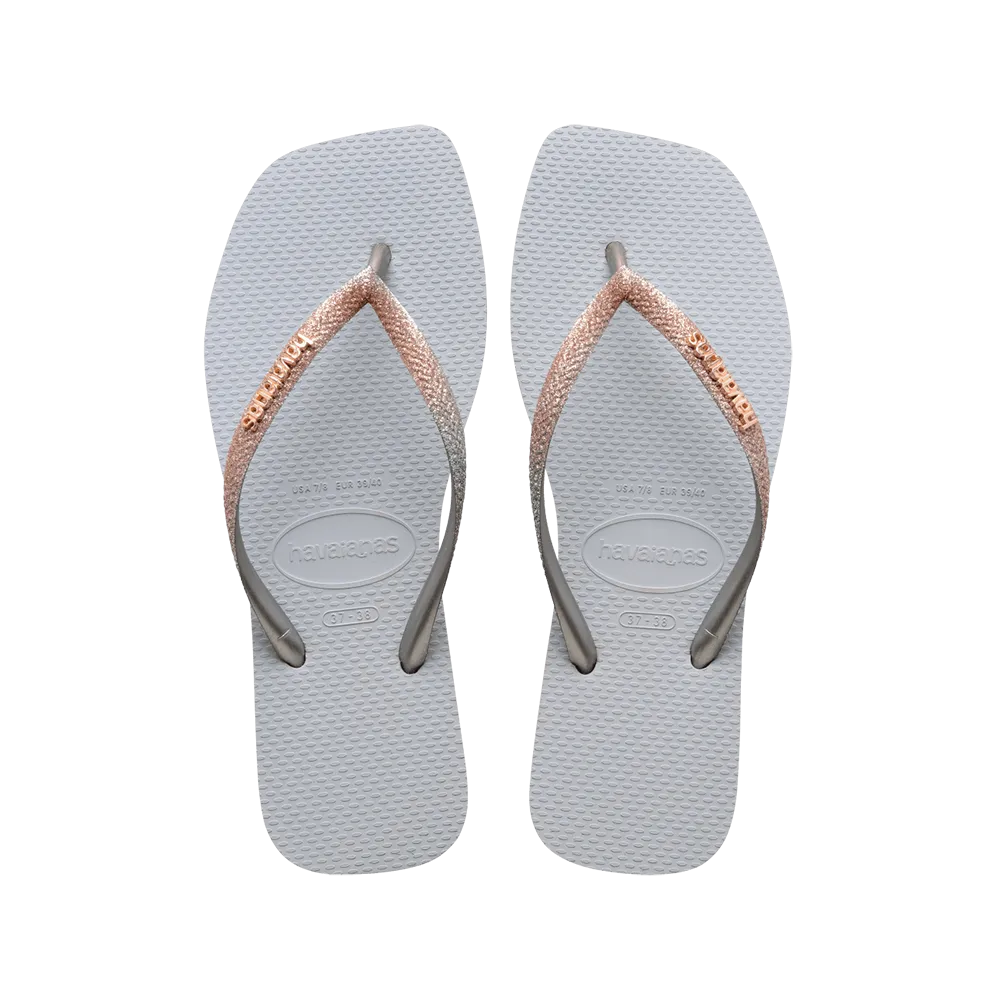 Slim Square Glitter Flip Flop