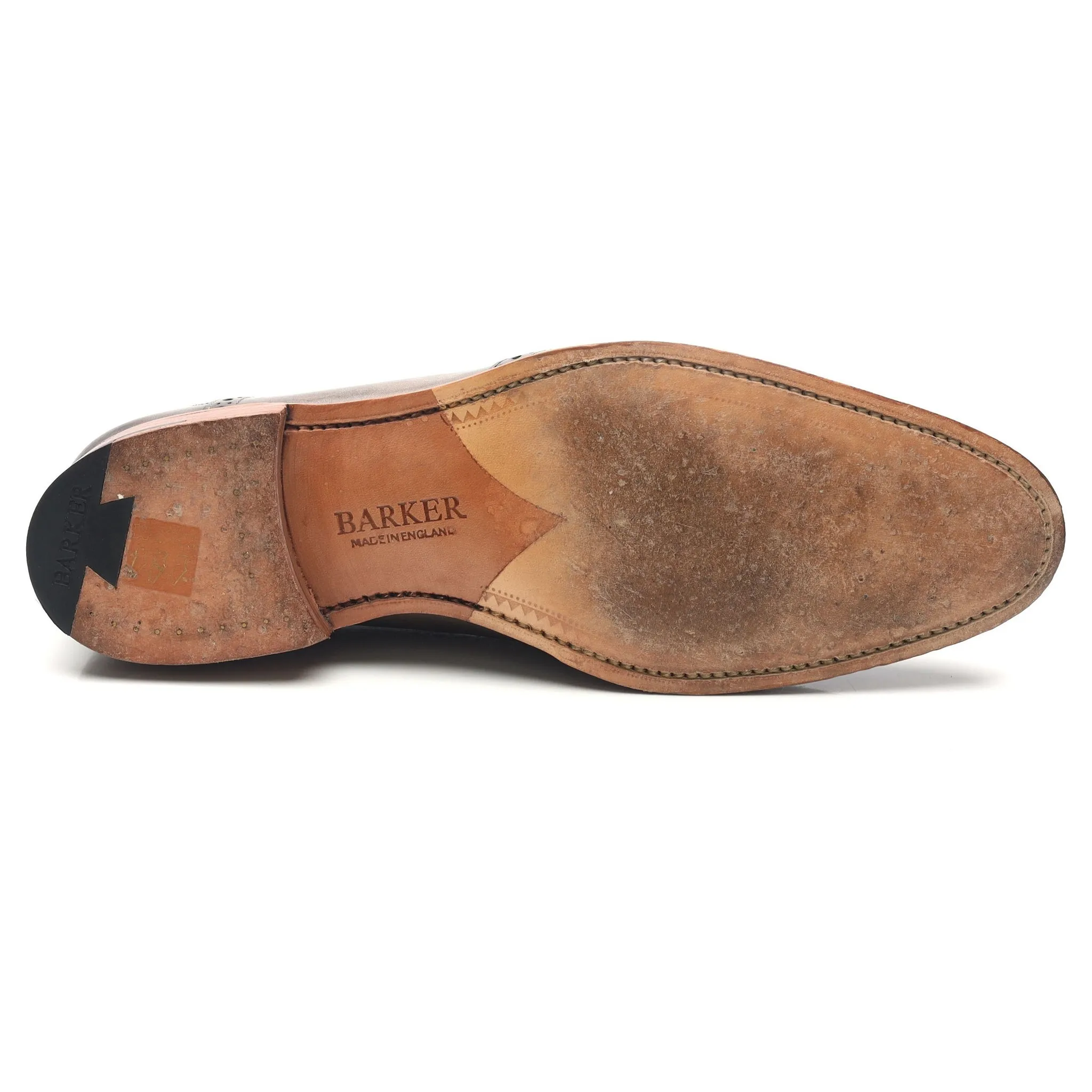 'Valiant' Grey Leather Brogues UK 9 F